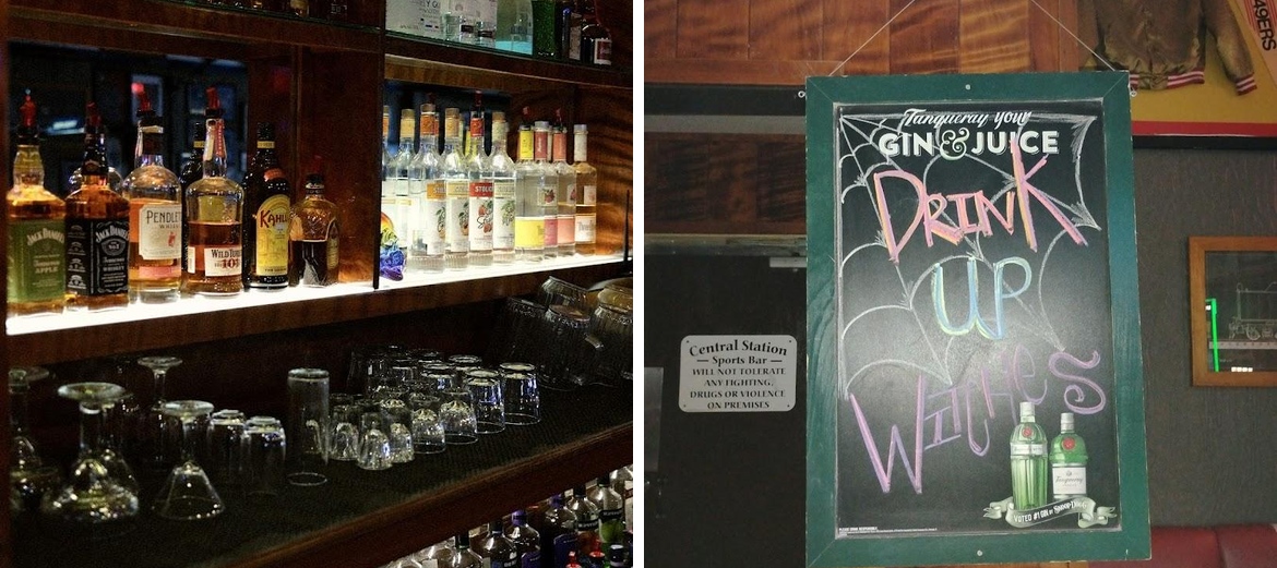 Central Station Sports Bar Menu
